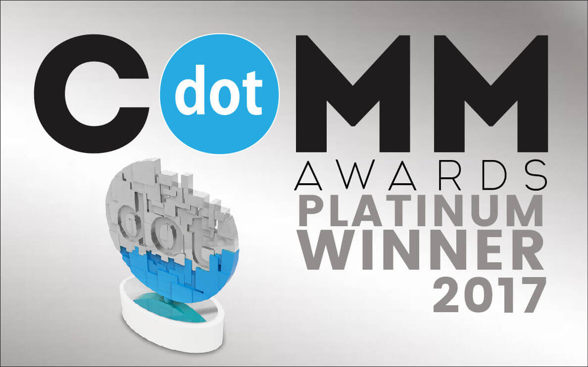 dot comm awards platinum winner 2017 logo