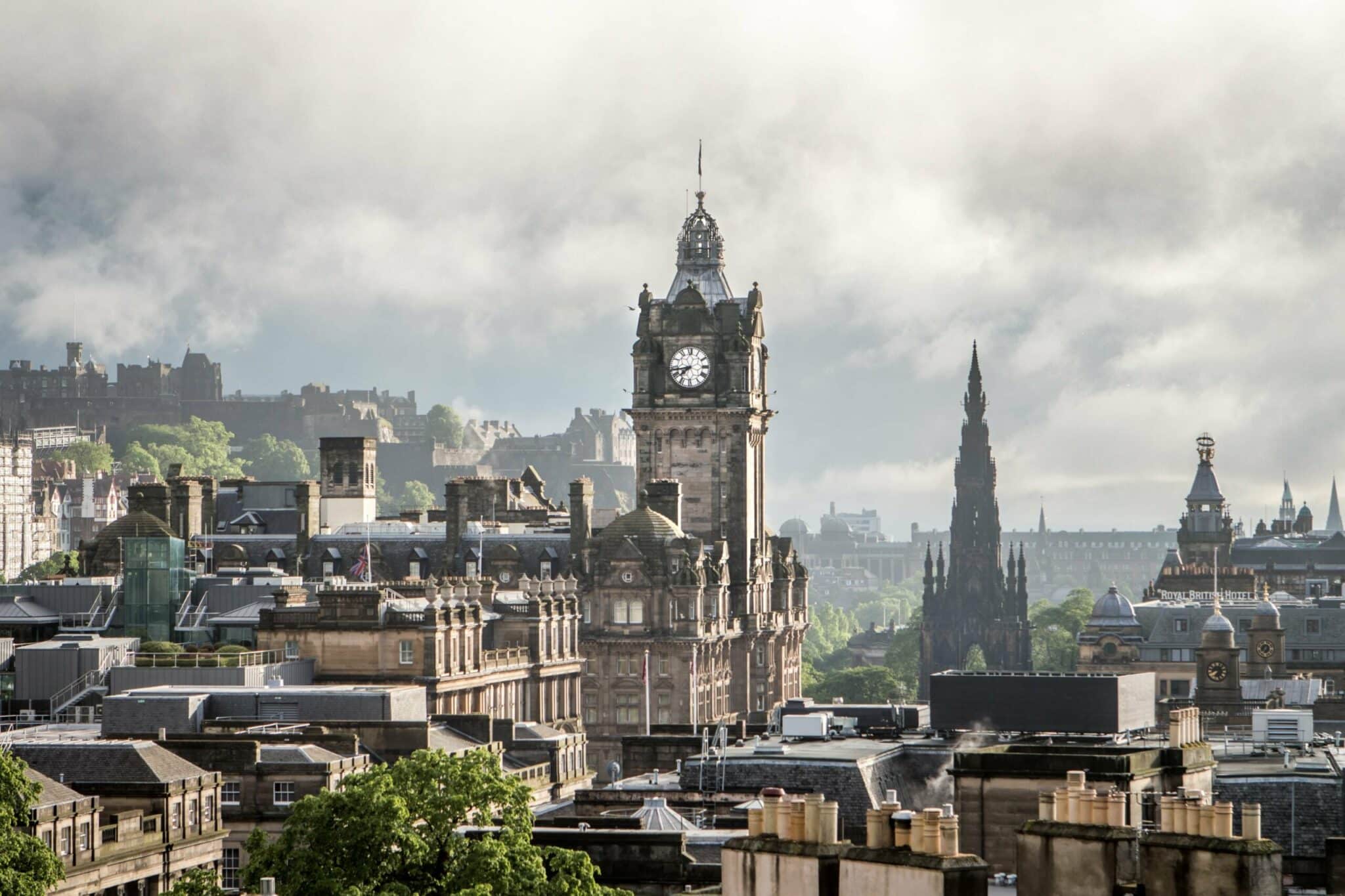 seo in edinburgh city skyline
