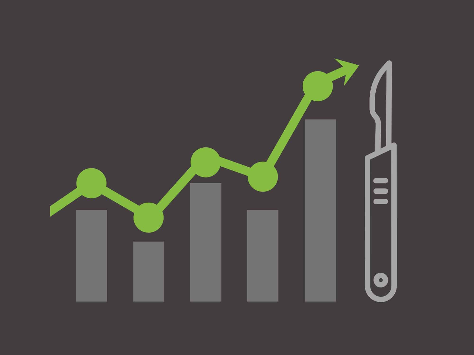 image of a graph with a scalpel