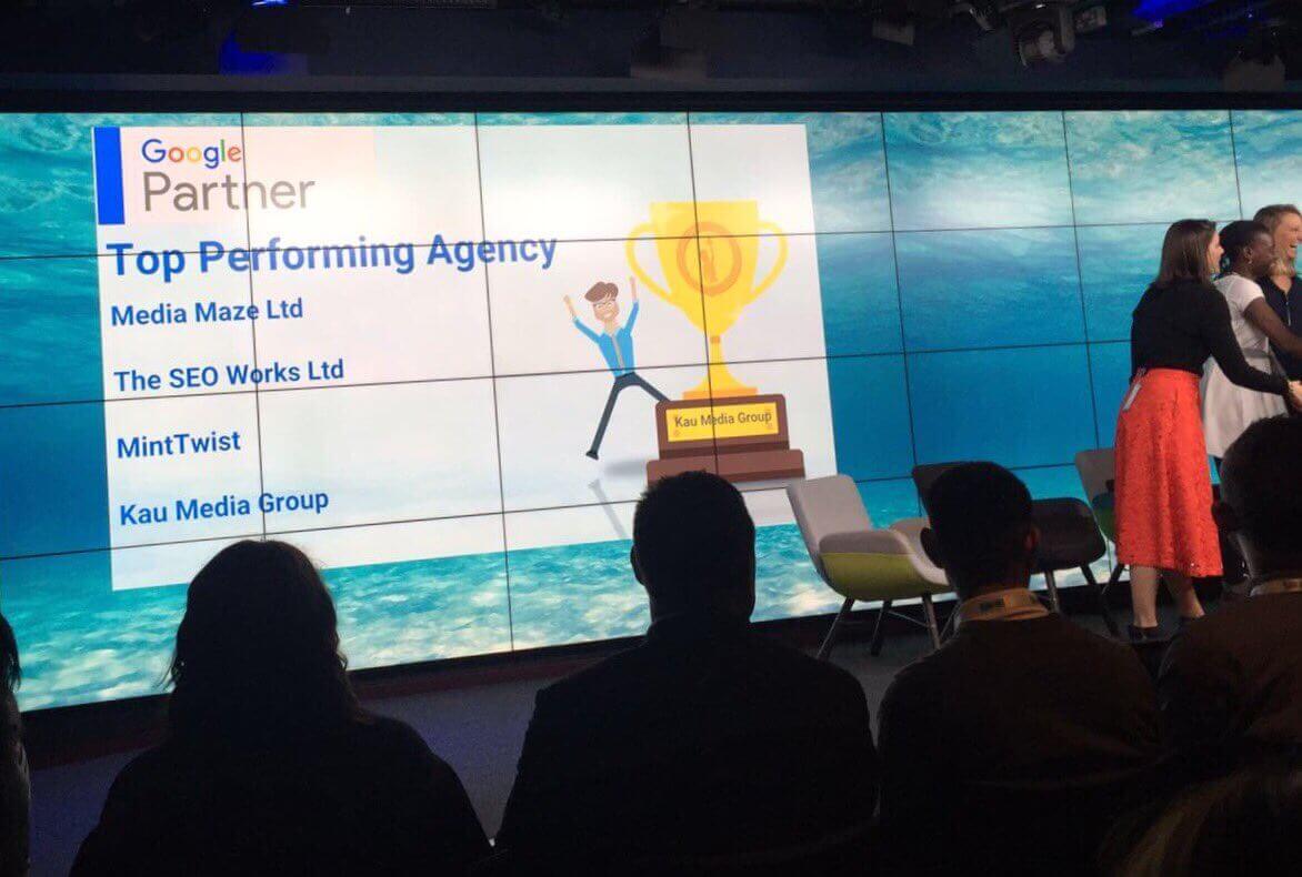 Google top performing agency