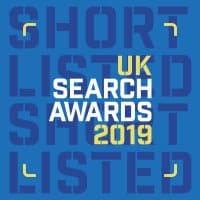 uk search awards 2019 logo