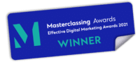 effective digital marketing awards 2021 masterclassing awards winner logo