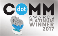 dot comm awards platinum winner 2017 logo