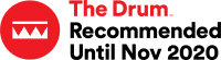 the drum recommended until nov 2020 award logo