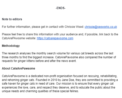 Footer example