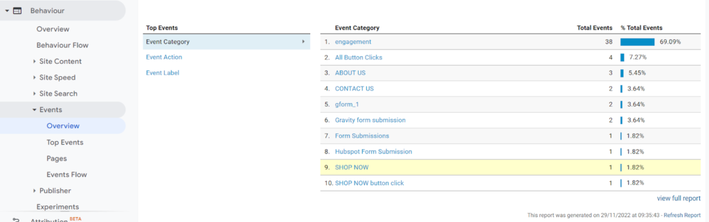 How to set up button click tracking (screenshot 2 step 5)