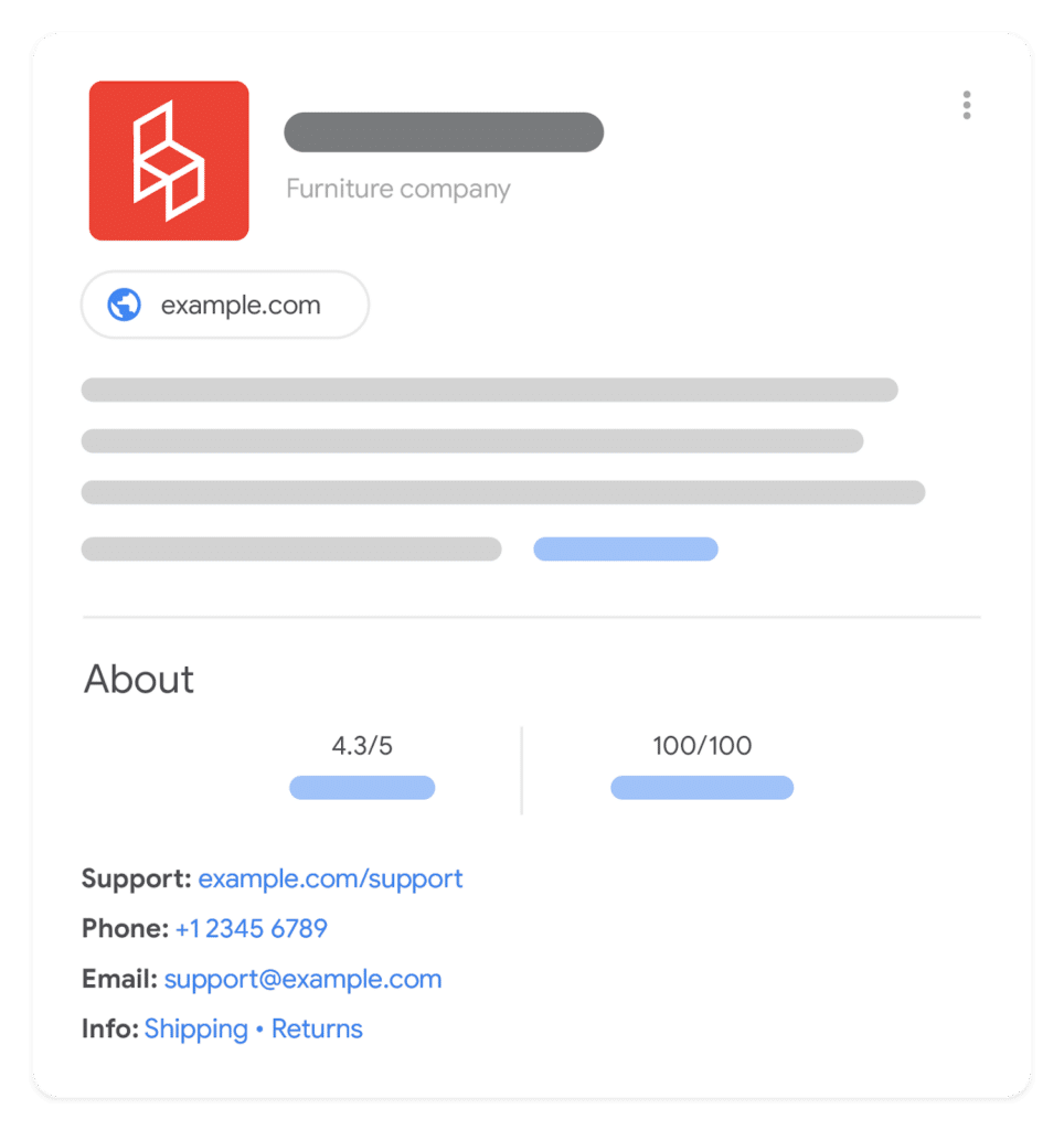 Google My Business example