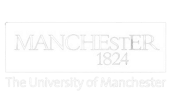 University of manchester logo white