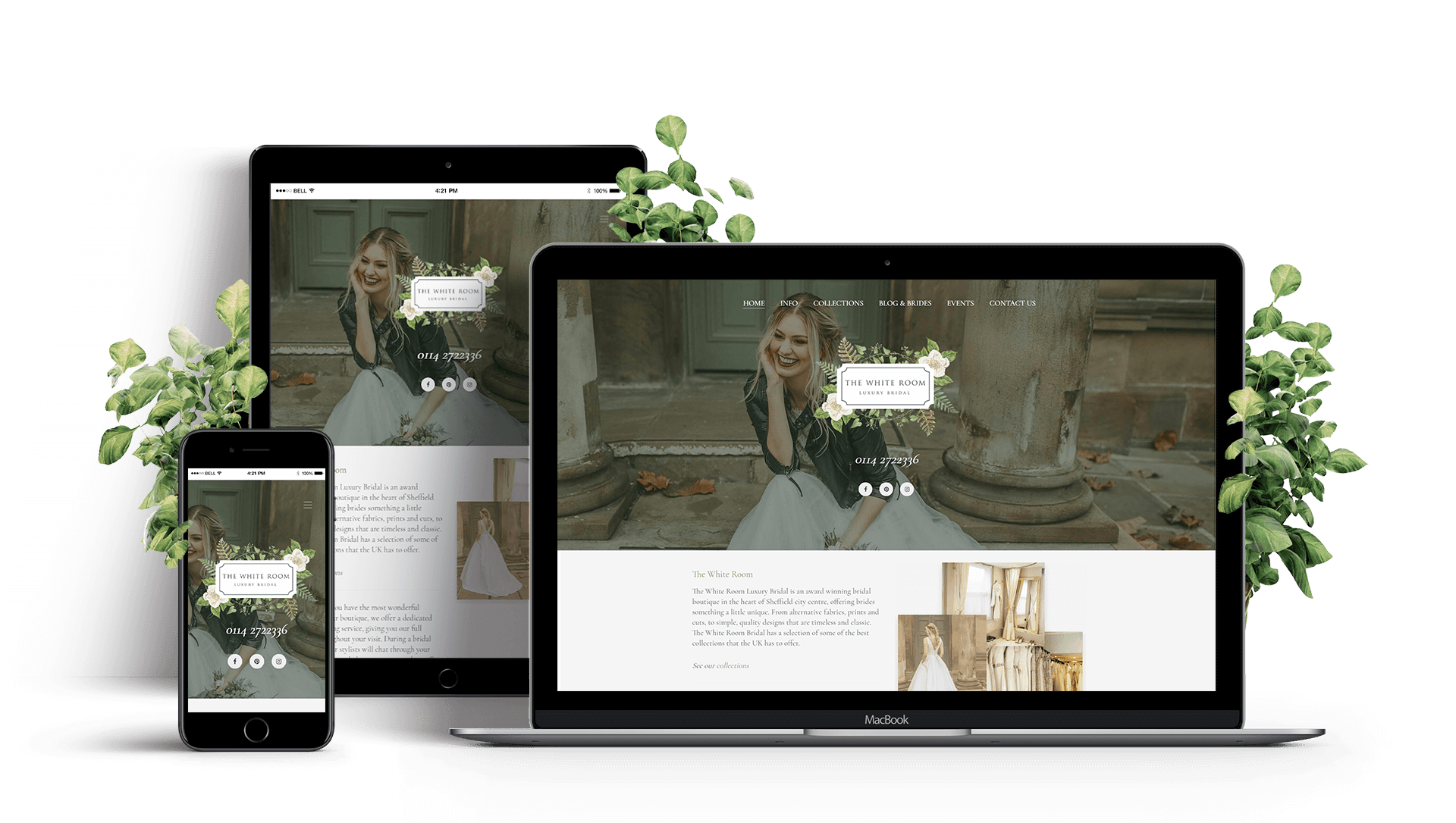 The White Room website screenshot